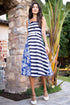 Mettie Dress - Blueberry Strata